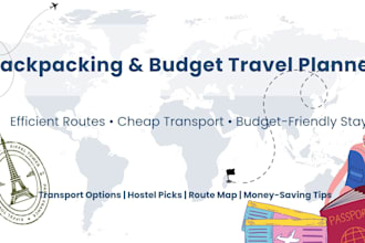 plan your backpacking and budget adventure