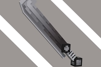 create beautiful 3d weapons for minecraft servers