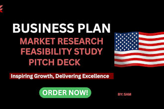 do investor ready market research, business plan, and feasibility study reports