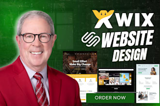 design wix website, redesign squarespace business website, booking website