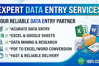 do professional data entry work
