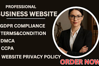 draft privacy policy contracts dmca legal document for attorney business website