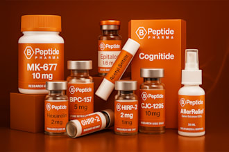 peptide sarms, vials, insulin label and product label design
