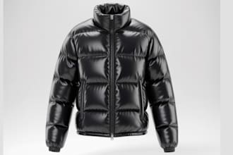 do 3d puffer jacket 3d trench coat 3d bomber jacket 3d leather jacket, 3d render