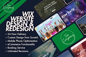 design wix website design wix redesign and ecommerce wix website design