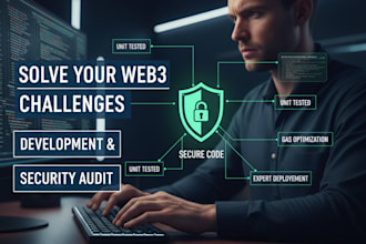 develop and audit secure solidity smart contracts erc20 nft