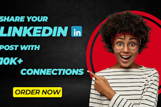 promote linkedin post to increase engagement with influencer marketing,
