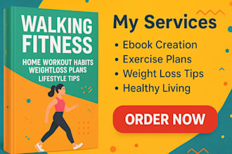 create walking fitness ebook home workout habits weightloss plans lifestyle tips