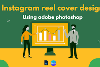 design a modern and professional instagram reel cover