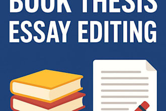 expertly proofread and edit your thesis