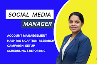 be expert social media manager and meta ads specialist for business