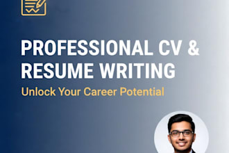 write CV or resume like professionals