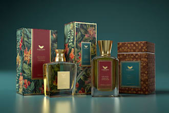 create premium label design and packaging design