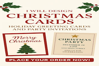design christmas cards holiday party invitations greeting cards hloiday cards