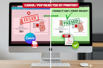 convert canva to a print ready PDF with bleed and crop marks