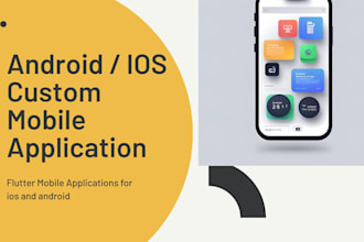 build mobile app for android and ios using flutter