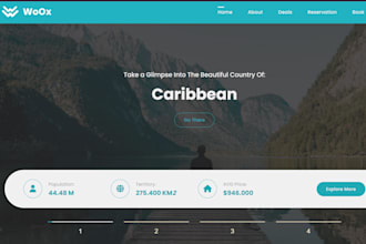 develop responsive website using html, CSS and tailwind CSS