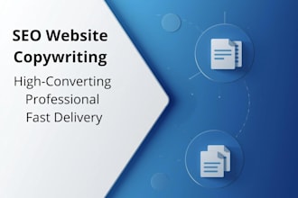 write high converting SEO optimized website copy for your business