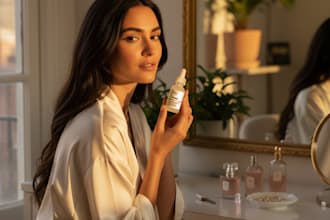 create ai generated product photography with model