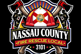 design unique firefighter logo