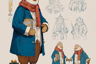 make an christmas character