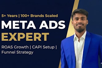 meta ads expert facebook ads setup, scale and roas growth
