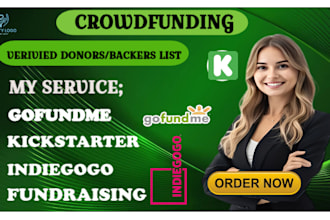 provide verified and active backers list and donors list