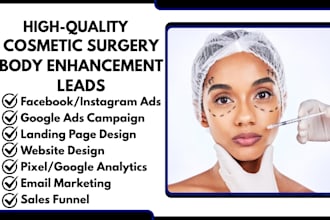 generate cosmetic surgery leads plastic surgery leads body enhancement leads