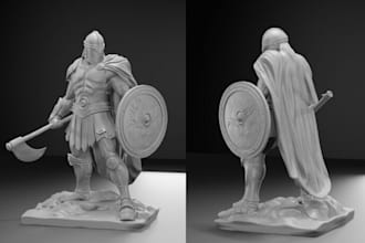 sculpt 3d printable figurines,historical statues,sculptures,3d human figure,stl