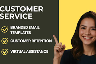 create branded email templates for customer service and retention