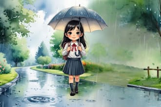 create children story book illustration children book  for kids story book