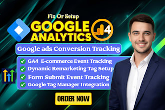 setup ga4 google ads conversion tracking for go high level click funnel shopify