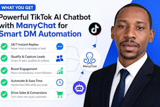 build a powerful tiktok ai chatbot with manychat for smart dm automation