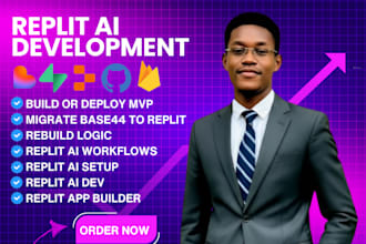 build and fix replit ai apps, websites, mvp prototypes, lovable, bolt and base44