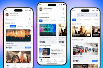 develop advanced event booking app, nightlife app, nightclub app, nfsw app