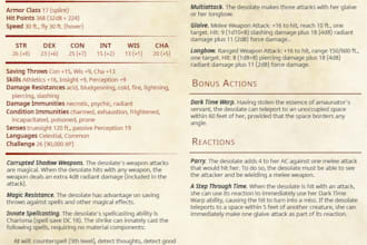 craft tragic, elegant dark fantasy backstories and lore