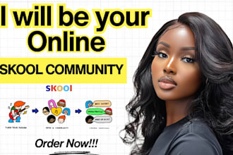 skool community setup ghl kajabi course mighty networks skool community manager
