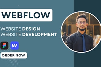 design or develop webflow website, webflow expert