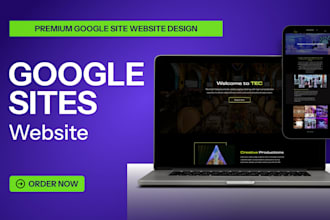 design your premium google sites business website