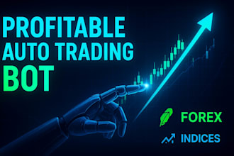 build a profitable auto trading bot for forex, indices, and robinhood markets