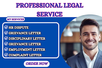 write professional grievance or disciplinary appeal letter,employment law guide