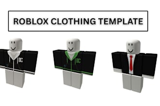 design roblox clothing template shirt pants outfit avatar gfx ugc