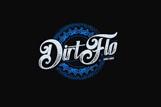 design unique dirt bikes adventure logo