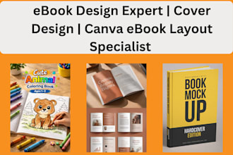 ebook design expert cover design canva ebook layout specialist