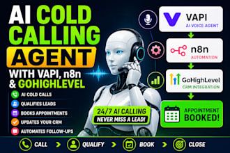 build ai cold calling agent with vapi, n8n and gohighlevel