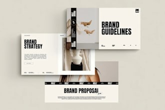 design custom brand guidelines logo brand kit style guide company branding book