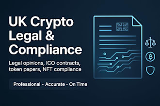 draft uk legal opinion, token legal document, ico contract, crypto compliance