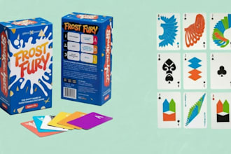 design custom playing card game design card illustration card game template