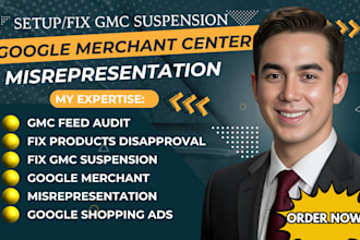 fix google merchant, gmc suspension and shopping feed errors