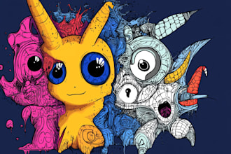 create clean and unique doodle art designs